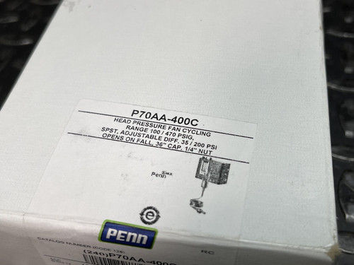 Penn, Johnson Controls, P70AA-400C Head Pressure Fan Cycling w/ Trolotemp FPC