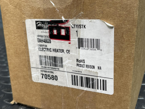 Hoffman DAH4002B Cabinet Heater 400W 230V