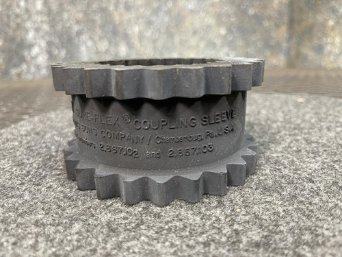 TB Woods 7JES EPDM Split and 7SX1 1/8 1 1/8" Bore Sure Flex Flange Coupling