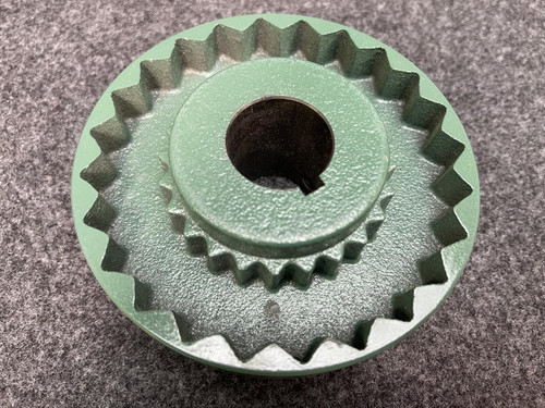 TB Woods 7JES EPDM Split and 7SX1 1/8 1 1/8" Bore Sure Flex Flange Coupling