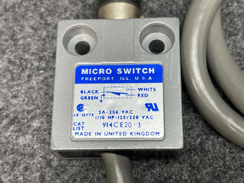 Honeywell Micro Switch 914CE20-3 Limit Switch, Wobble Stick