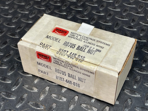 Warner Electric R-0705 R0705 Ballnut for Ball Screw 3/4" Ball Nut