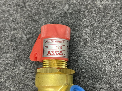 Lot of 2 ASCO V022A1 1/4 Flow Control Valve 1/4" Pipe