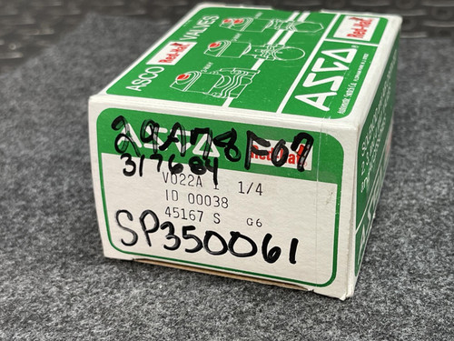 Lot of 2 ASCO V022A1 1/4 Flow Control Valve 1/4" Pipe