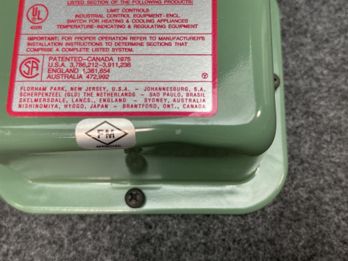 Asco PB11A Tripoint Pressure Switch