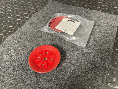 Lot of 2, Piab Red Flat Vacuum Cup 75 mm F75.20.07UD, 0128150 Piab 0128150
