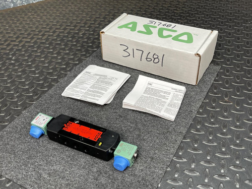 Asco SC8551A018MS Spool 30-150psi 120V/50-60 1/4" Solenoid Valve 5-Port Asco SC8551A018MS
