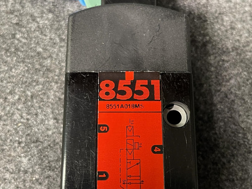 Asco SC8551A018MS Spool 30-150psi 120V/50-60 1/4" Solenoid Valve 5-Port