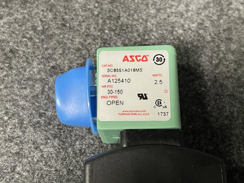 Asco SC8551A018MS Spool 30-150psi 120V/50-60 1/4" Solenoid Valve 5-Port