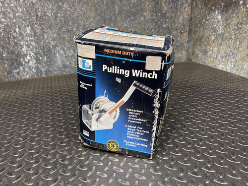 Dutton-Lainson DL1402A Medium Duty Pulling Winch w/ 20 Ft Strap, 1400 Lb, Unused