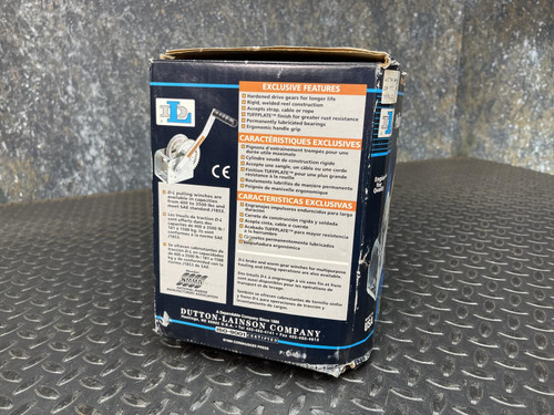 Dutton-Lainson DL1402A Medium Duty Pulling Winch w/ 20 Ft Strap, 1400 Lb, Unused