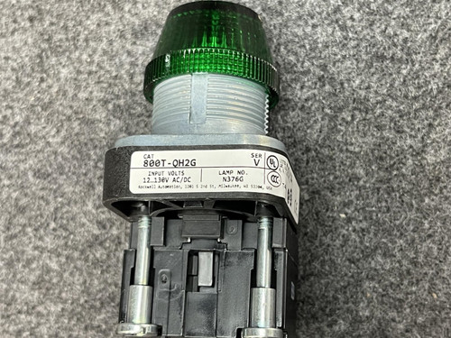 Allen Bradley 800T-QH2G Pilot Light 30mm 12-130V AC/DC LED Green
