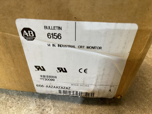 Allen Bradley 6156-AAZAAZAZAZ Industrial Monitor Operator Interface -Unused