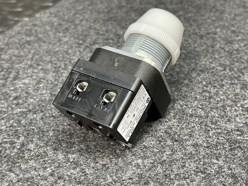 Allen Bradley 800T-QH2W Pilot Light 30mm 12-130V AC/DC LED White