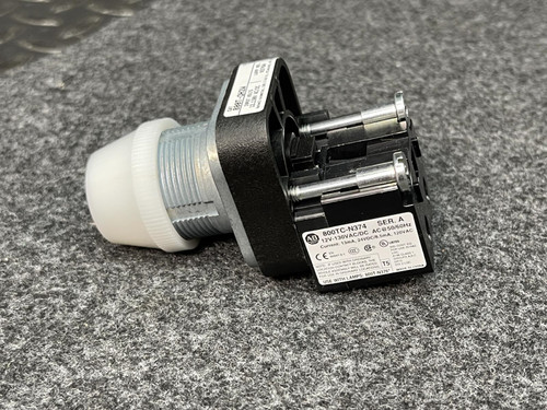 Allen Bradley 800T-QH2W Pilot Light 30mm 12-130V AC/DC LED White