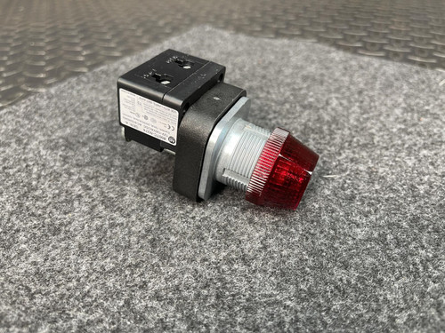 Allen Bradley 800T-QH2R Pilot Light 30mm 12-130V AC/DC LED RED