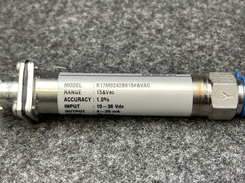 Ashcroft K1-7-M02-42-B8 Pressure Transducer 15#&Vac