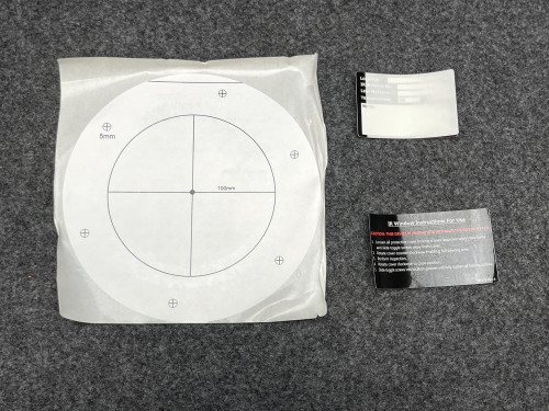 IRISS VPT-100 Infrared IR Inspection Window 4" / 100mm Round