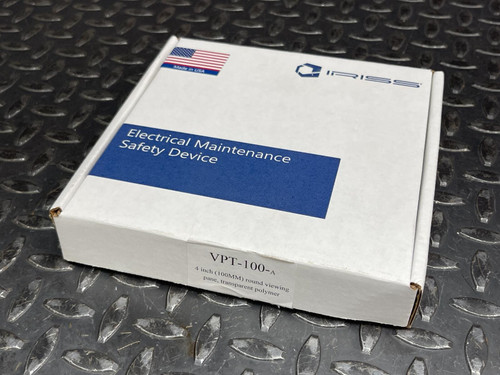 IRISS VPT-100 Infrared IR Inspection Window 4" / 100mm Round