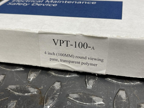 IRISS VPT-100 Infrared IR Inspection Window 4" / 100mm Round