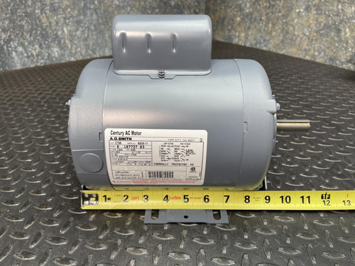 Century AO Smith C766, 1 HP, 1725 RPM, 115, 230V, Cap Start Resilient Motor