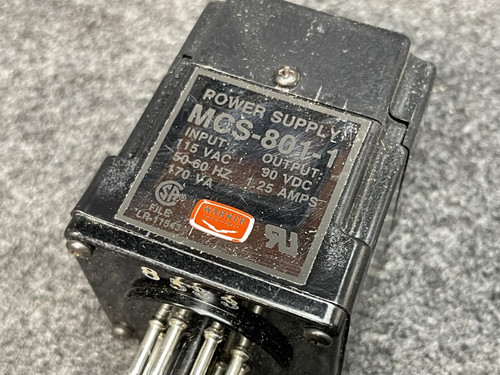 Warner Electric MCS-801-1 Power Supply 115VAC 90VDC