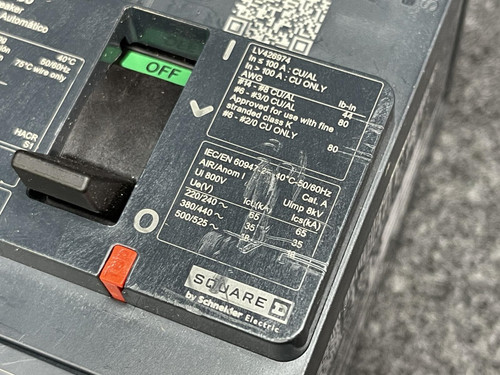 Square D BGL36060 PowerPact 480V 60A 3P 35kA - NIB