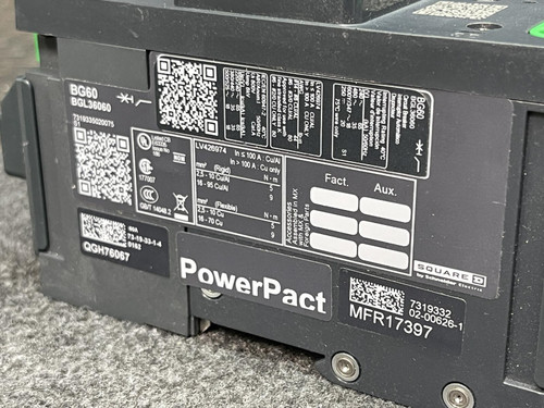 Square D BGL36060 PowerPact 480V 60A 3P 35kA - NIB