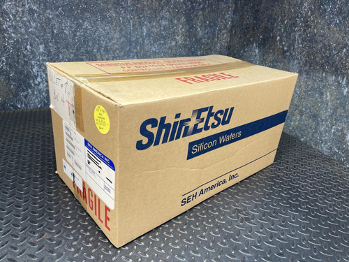 25 SEH 200mm P/Boron Silicon Wafer CZ Polished in 2 Cassettes