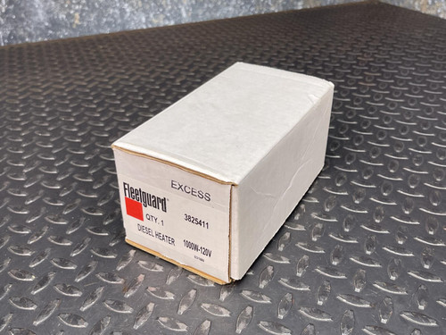 Fleetguard Diesel Block Heater 3825411, 1000W, 120V -Unused