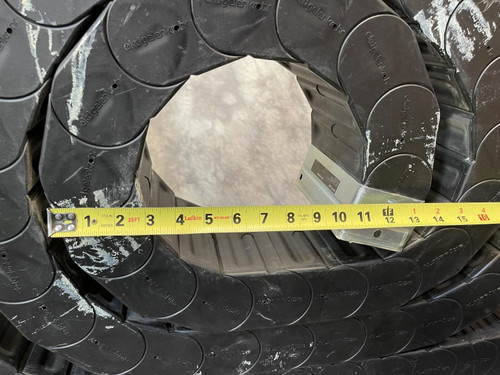 19 Foot - Nylatube Enclosed Cable Carrier Energy Chain 6" x 3" O.D. Wireway