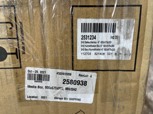 Nortec 2580938 Humidifier Cassette/ Media Box for Condair SH2, 600 x 675 x 200