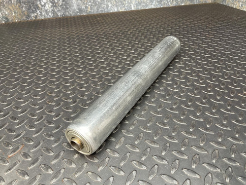 Lot of 3, 16.25" Steel Gravity Conveyor Rollers with 4 Axles - Unused