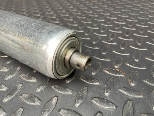 Lot of 3, 16.25" Steel Gravity Conveyor Rollers with 4 Axles - Unused