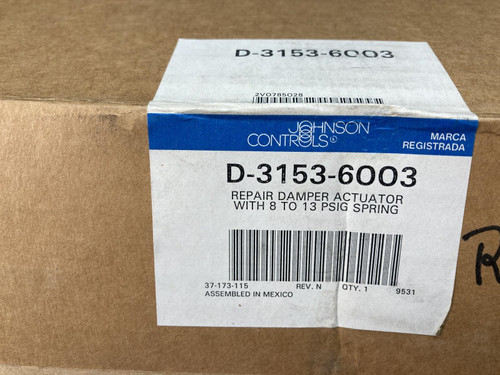 Johnson Controls Damper Actuator D-3150-6003 -Unused