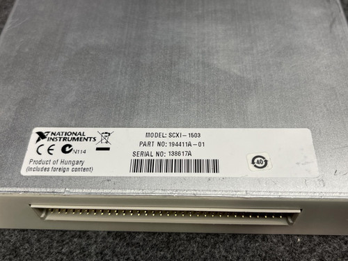 National Instruments SCXI-1503 Temperature Input Module