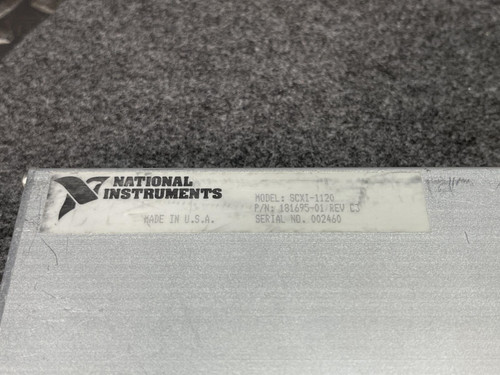 National Instruments SCXI-1120 Analog Input Module