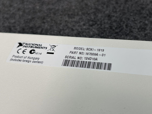 National Instruments SCXI-1313 High-Voltage Attenuator Terminal Block