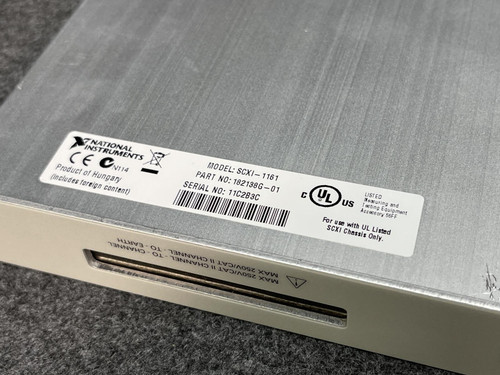 NI, National Instruments SCXI-1161 General-Purpose Switch Module, 8-Channel