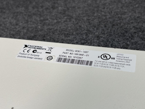 National Instruments SCXI-1327 High-Voltage Attenuator Terminal Block