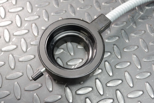 Volpi Light Ring from Obtainium Scientific Surplus. Detailed image of the black light ring's interior, highlighting its construction and lens.