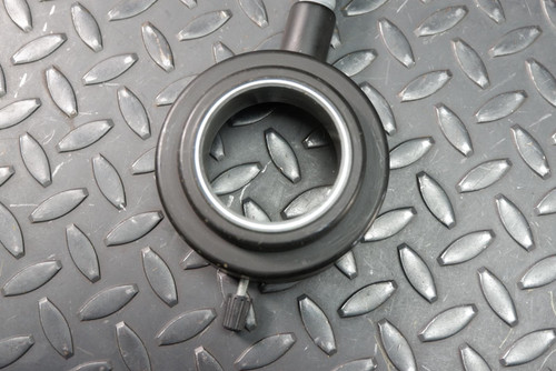 Volpi Light Ring from Obtainium Scientific Surplus. Another angle of the light ring showing the internal circular design against the textured background.