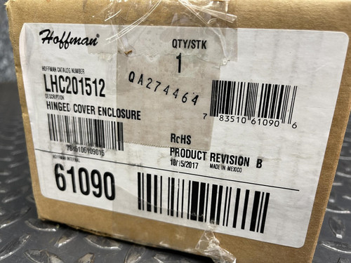 Hoffman LHC201512 Hinged Cover Enclosure -Unused