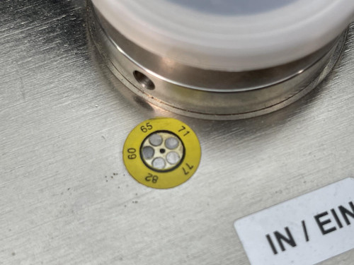 MBraun MB-BL-1 Vacuum Tight Blower, Frequency Converter Connection, 2003