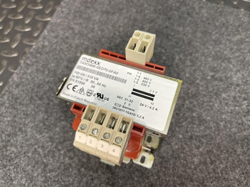 MDEXX TAM3496-0ED70-0FA0, 100 VA / 310 VA, 24V/4.2A Transformer, Siemens