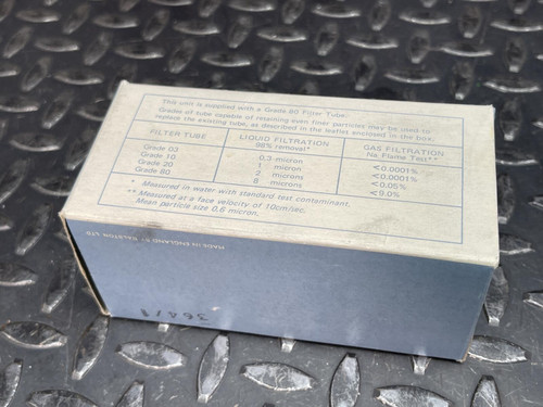 Whatman Gamma-12 Filter Unit, Grade 80 w/ Filter Tube - Unused