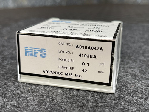 Advantec MFS A010A047A Mixed Cellulose Ester Membrane Filters - Unused