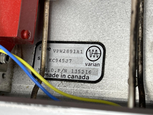 Varian VPW 2891A1 RF Mystery Unit RF Amplifier TWT VTM-6195R1