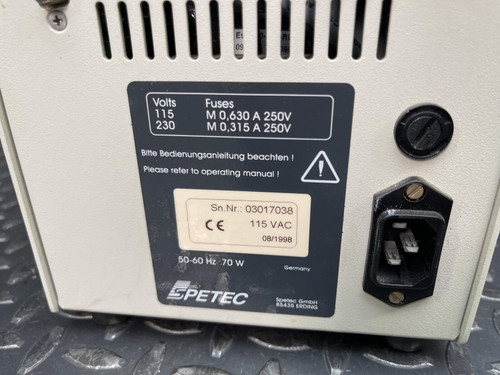 SPETEC Perimax 12/4 Peristaltic Pump - Parts/Repair