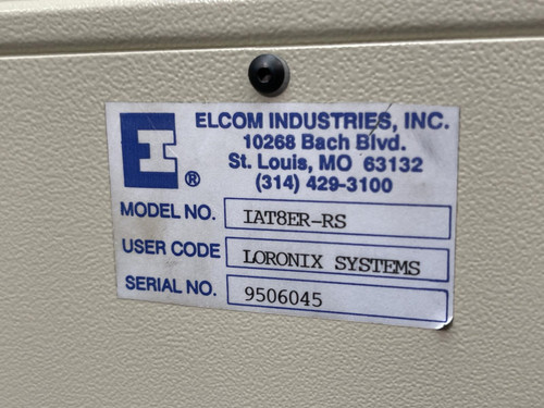 Elcom Industries IAT8ER-RS High/Low Energy Triple Track I/II/III